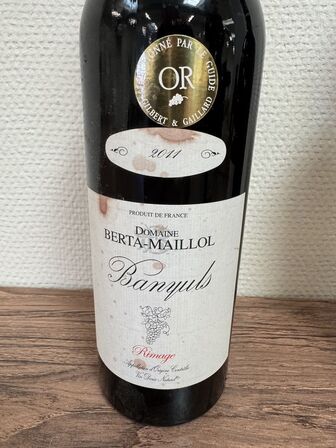 3 fl. Domaine Berta Maillol Berta-Maillol Banyuls Rimage 2011 & 2012