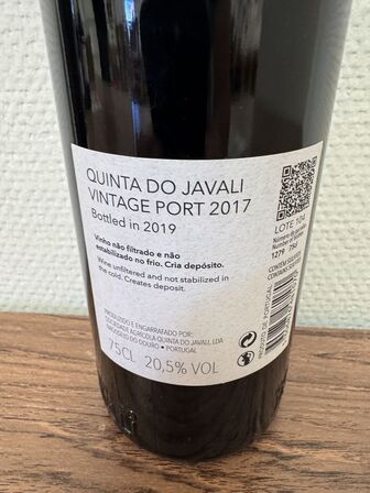 2 fl. Quinta do Javali portvin