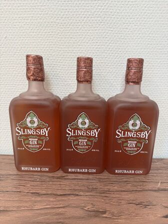 3 fl. Slingsby Rhubarb Gin 700ml