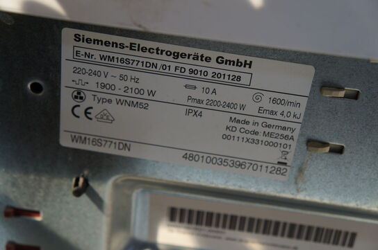 Vaskemaskine & tørretumbler SIEMENS & ZANUZZI