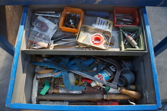 Filebænk med skruestik