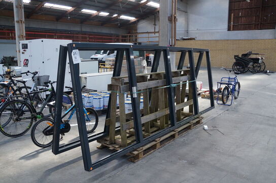 2 stk. vinduer inkl. Glas