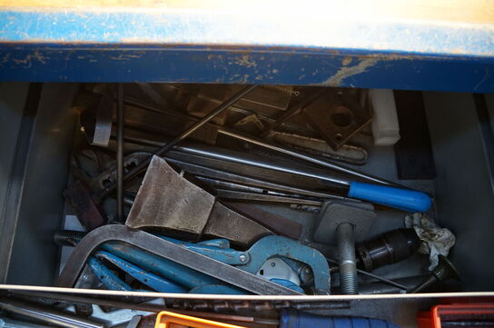 Filebænk med skruestik