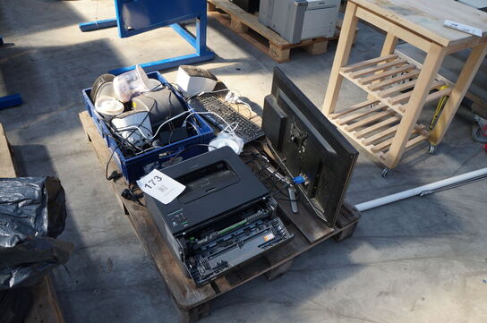 3 stk. labelprintere, printer, m.v.