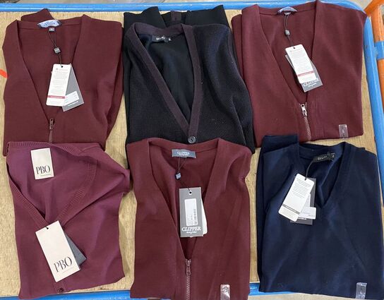6 stk blandet veste str large samlet pris 3000.-