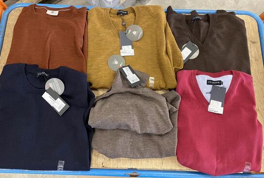 6 stk blandet bluser str 2xlarge samlet pris 4000.-