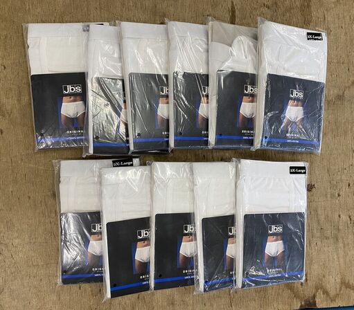 11 stk JBS underbukser str 2xlarge samlet pris 1500.-