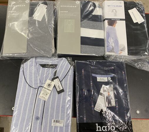 5 stk pyjamas sæt og natskjorter str 3xlarge blandet mærker samlet pris 2900.-