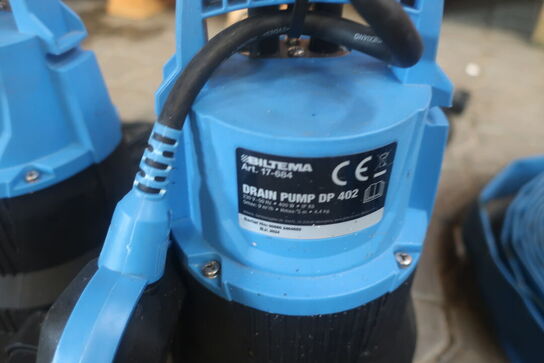2 stk. dykpumper BILTEMA DP 402