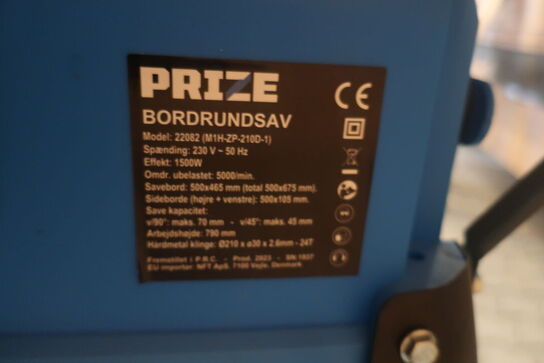 Bordrundsav PRIZE 22082