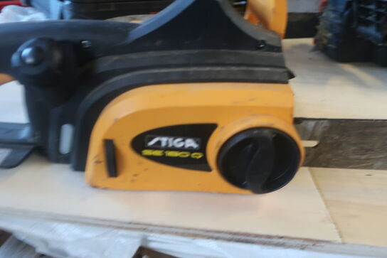 2 stk. motorsav SCHEPPACH CSE2400, STIGA SE 180 Q