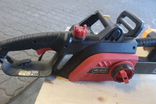 2 stk. motorsav SCHEPPACH CSE2400, STIGA SE 180 Q