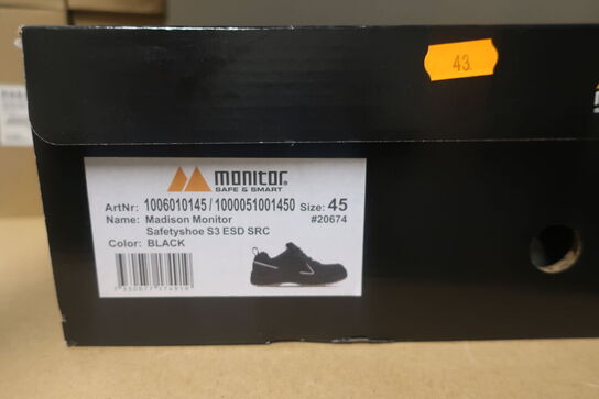 2 par sikkerhedssko MONITOR str: 45