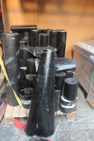 Palle med div. Tagpap