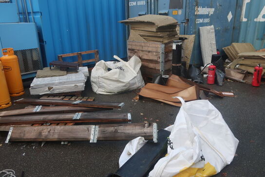 Isolering, paller, pallerammer m.m.