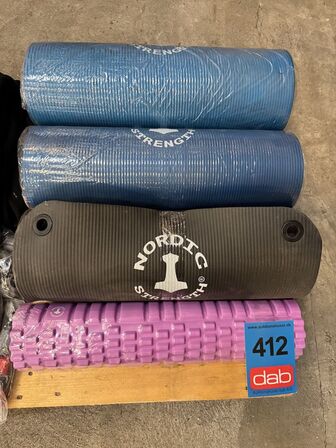 Stort parti fitnessudstyr