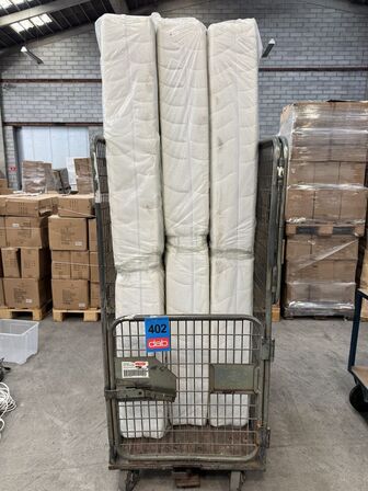 3 stk. Springmadras 90x200cm