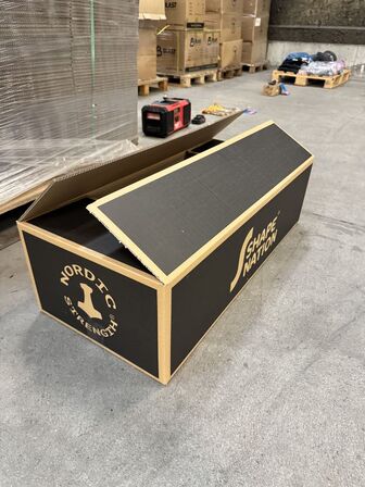 130 stk. Kraftige papkasser