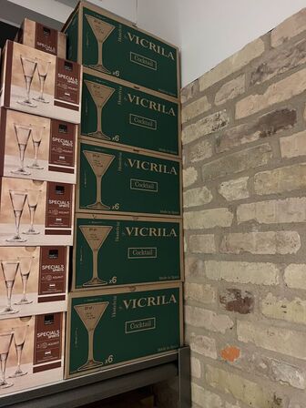 Ca. 400 stk. Blandede glas til drinks / fadøl