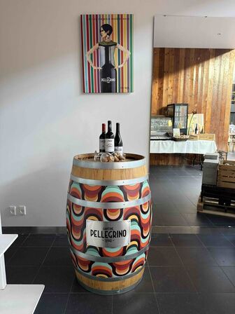 Vintønde fra Pellegrino + 4 forskellige Pellegrino XL posters