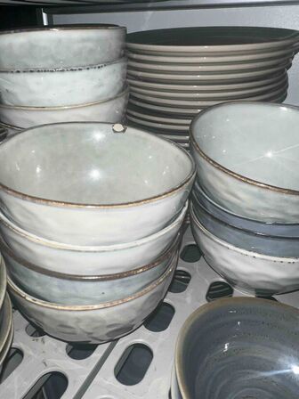 Ca. 40 blandede skåle/fade