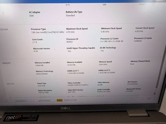 Bærbar computer DELL Latitude 5540