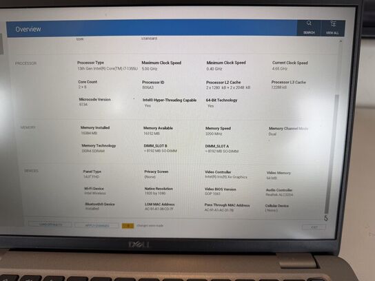 Bærbar computer DELL Latitude 5440