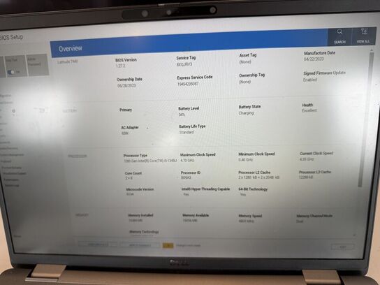 Bærbar computer DELL Latitude 7440