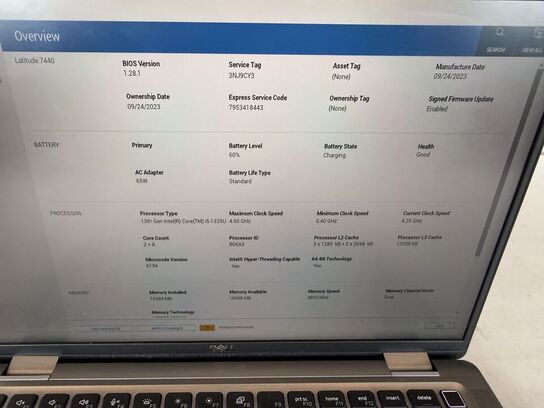 Bærbar computer DELL Latitude 7440