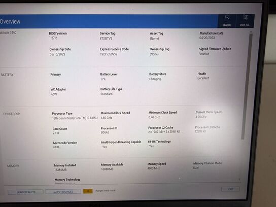Bærbar computer DELL Latitude 7440