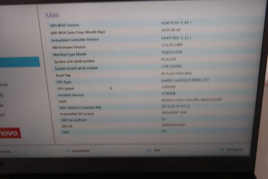 Bærbar computer LENOVO X1 Carbon 7th gen.