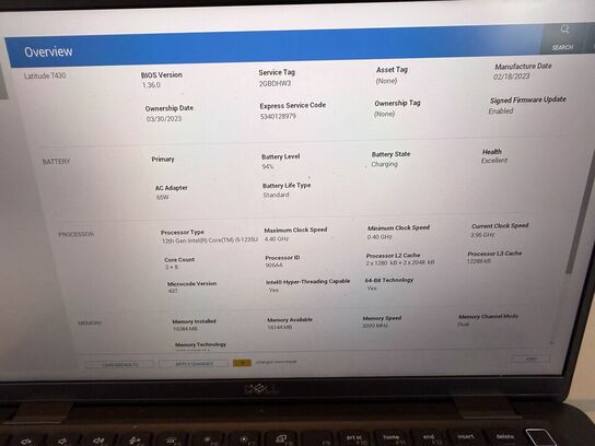 Bærbar computer DELL Latitude 7430
