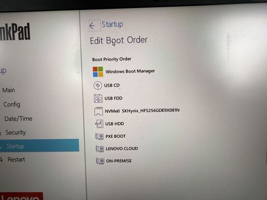 Bærbar computer LENOVO X1 Carbon 9th Gen.