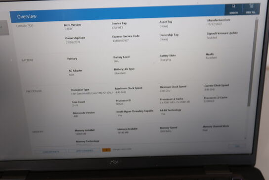 Bærbar computer DELL Latitude 7430