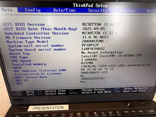 Bærbar computer LENOVO X1 Carbon 6th Gen.
