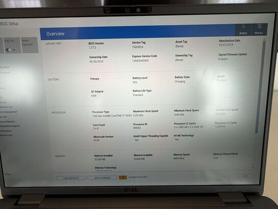 Bærbar computer DELL Latitude 7440