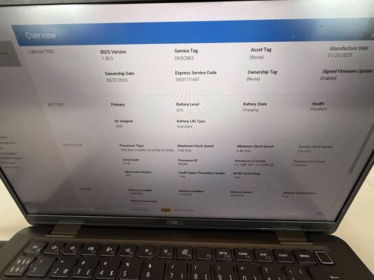 Bærbar computer DELL Latitude 7430