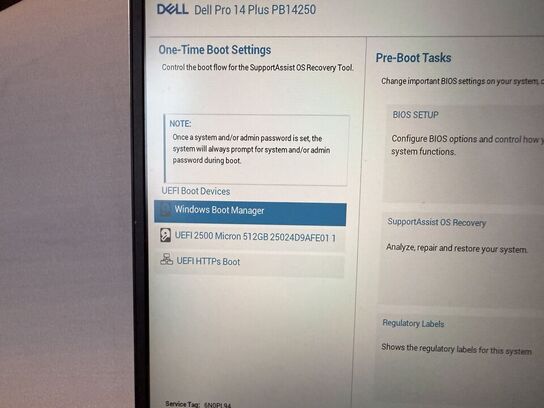 Bærbar computer DELL Pro 14 Plus PB14250