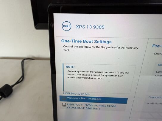 Bærbar computer DELL XPS 13 9305