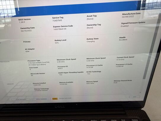 Bærbar computer DELL XPS 13 9305