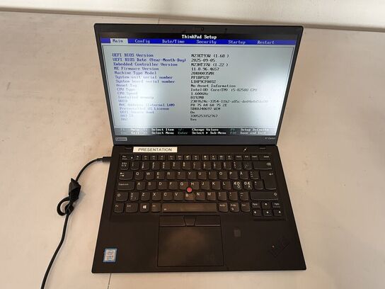 Bærbar computer LENOVO X1 Carbon 6th Gen.