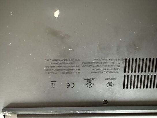 Bærbar computer LENOVO X1 Carbon 9th Gen.