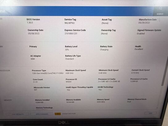 Bærbar computer DELL Latitude 7430