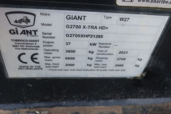 Minilæsser GIANT G2700HD+X-TRA