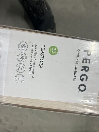 Pergo laminatgulv 8m2