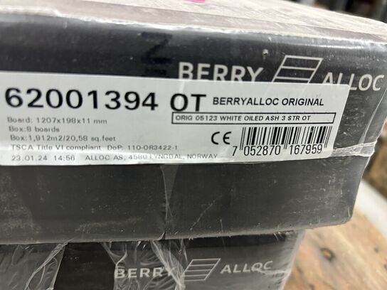 Berryalloc laminatgulv 3,8m2