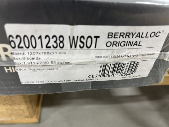 Berryalloc trægulv 5,7m2