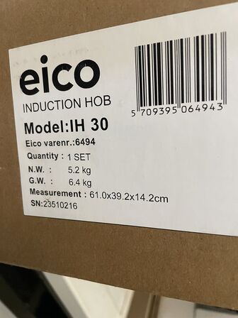 Kogeplade EICO. IH-30