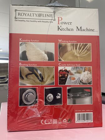 Køkkenmaskine ROYALTY LINE. 1600W, 6,0 liter.