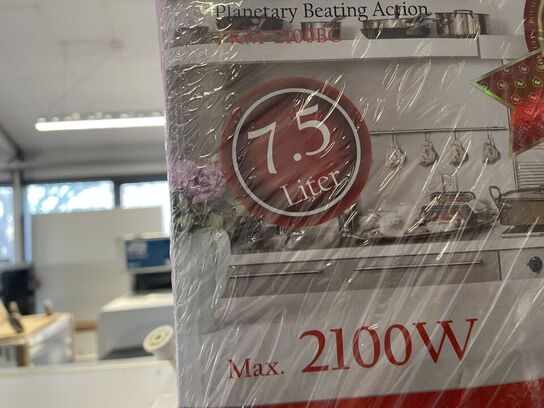 Køkkenmaskine ROYALTY LINE. 2100W. 7,5 liter.